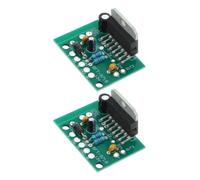 MAGICLULU 2 Sets DIY Stereo Amplifier Board Kit Tda7297 12v Dc Dual Channel 15w+15w Power Amplifier Module with Plastic Case for Home Speakers and PC Sound Cards Engineering Course Practice