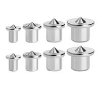 MAGICLULU 2 Sets Dowel Pin Set Steel Silver Practical High Hardness Woodworking Tool for Woodworking Project