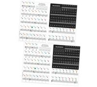 MAGICLULU 2 Sets Pvc Piano Keyboard Stickers for Electronic Organ and Keyboard, Wear-resistant and Anti-sweat Design, for Introductory Piano Learning with Beautiful Appearance