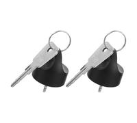 MAGICLULU 2 Sets Wheelchair Key Scooter Key Replacement Stainless Steel Wide Device Compatibility Practical for Elderly Users
