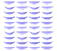 MAGICLULU 20 Pairs Silicone Eyelash Perming Pads with Five Sizes S M M1 M2 L for Lash Curling and Grafting, Purple False Eyelash Gaskets for Professional Eye Makeup and Lash Lift Kits