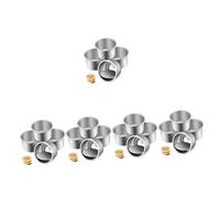 MAGICLULU 20 Pcs Small Round Cake Pans with Removable Bottoms Aluminum Alloy Baking Tins for Dense Cakes Cheesecakes Mousse Home and Party Use Easy Release and Fast Heat Conduction