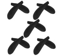 MAGICLULU 20 pcs Wide Flocking Hanger Shoulder Pads Thickened Non Slip Clothes Hanger Shoulder Forms for Suits Sweaters Wedding Dresses Cardigans Garment Support Accessories