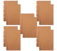 MAGICLULU 20 Sets Paper Tab Dividers Binder Tabs 3 X 5 Inch Brown Colorful Paper Create Categories Quick Reference for Presentations and Files