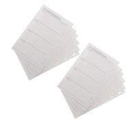 MAGICLULU 200pcs A7 Weekly Planner Refills 6-hole Punched Loose Leaf Paper 120gsm Double-sided Weekly Agenda Inserts for Small 6-ring Binders Personal Organizers