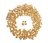 MAGICLULU 200pcs DIY Bells Metal Mini Bells for Dog Collar Keychain Christmas Decor Crafting Accessories for DIY Projects and Holiday Decorations