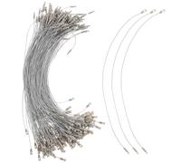 MAGICLULU 200pcs Garment Tag Fastener Tag Strings Ropes for Hemp Rope Plastic Compact Delicate Silver for Home Decoration and Craft Making