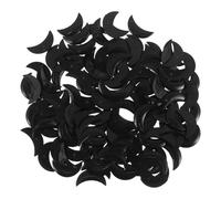 MAGICLULU 200pcs Handmade Doll Accessories Moon Charms Craft Doll Mouths Plush Animal Mouth for DIY Handmade Products and Animal Projects