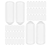 MAGICLULU 200pcs Headband Rubber End Caps 2.5mm Inner Diameter for 3mm Hairbands DIY Hair Band Tip Protectors and Replacement Covers