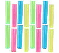 MAGICLULU 200pcs Pencil Covers Pencil Tip Covers Plastic Lightweight Portable Assorted Colour Protective Caps for Office and Classroom Use Random Color