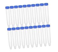 MAGICLULU 200PCS Plastic Urine Sample Collection Vials with Screw Cap Clear Urine Sediment Test Tubes with Pointed Bottom for Enhanced Laboratory Analysis and Secure Leakproof Storage
