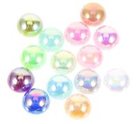 MAGICLULU 200pcs Resin Nail Pearl Flatback Charms 12mm Assorted Color Decorative Effect Easy to Decorate for Manicure Nail Art Accessories Random Color