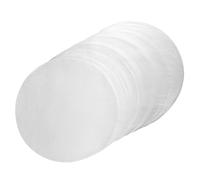 MAGICLULU 200pcs White Oil-Proof Paper Pad for Cupcakes and Cakes, Odourless Baking Cups for Party and Reception, Non-Stick Parchment Paper Mats for Dessert and Home Baking