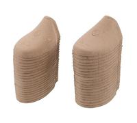 MAGICLULU 20pairs Paper Pulp Shoe Trees Inserts Reusable Crease Pulp Shoe Tree for Care Unisex for Men Women Sneaker Golf Mules and Boots Shape Holder for Maintenance