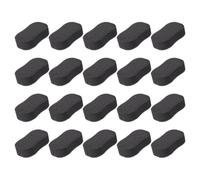 MAGICLULU 20pcs Black Hair Sweep Brush and Neckline Duster Sponge for Hairdressing, Easily Reaches Every Place and Removes Stubborn Debris, Haircut Cleaning Tool for Professional Salons
