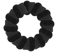 MAGICLULU 20Pcs Black Toilet Seat Lifter Handle Tab Set, Self-Adhesive Toilet Lid Lifter Tool to Avoid Touching, Bathroom Accessory for Home, Office, and Travel Use