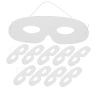 MAGICLULU 20PCS Blank Paper Masks for DIY Crafting White Masquerade Masks for Halloween Cosplay Themed Parties Stylish Design for Celebrations and Distinctive Decor