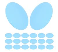 MAGICLULU 20pcs Blue round Pet Light Filtering Film Stickers for Spotlights and Photo Studio Strobe, Versatile Application Uniform Lighting for Studio and Living Room