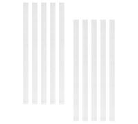 MAGICLULU 20pcs Hot Melt Resin Book Binding Tape 15mm White Plastic Mesh Backed Thermal Adhesive Strips with Instant Binding Strength for Photo Books and Textbook Repair DIY Projects