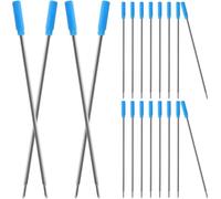 MAGICLULU 20pcs Ink Pen Refills Gel Pen Replacement Refills 1mm Medium Tip Portable Lightweight Pp Material Supports Long-term Use for Office Students and Teens