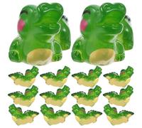 MAGICLULU 20pcs Mini Craft Tiny Figurine Resin Craft Figurine for Reptile Tank Lightweight Mini Decoration Unique Shape Realistic Look Workmanship Bonsai Decoration