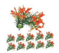 MAGICLULU 20pcs Miniature Artificial Plant Decor Lightweight Mini House Flower Ornaments for Dollhouse Garden Layout No Watering Faux Greenery Accessories for Photography Props and Miniature