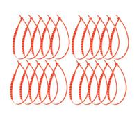 MAGICLULU 20pcs Nylon Snow Chains for Tires with Dual Directional Cleats and Double Tiered Design, Easy to Install Anti-skid Chains for Car and Suv Use on Snow and Ice Roads