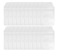 MAGICLULU 20pcs PVC Pen Bags for Nurses and Doctors, Large Storage Capacity Insert Type Pen Organizers with Leak-Proof Design, Easy to Carry Pocket Protectors for Hospital and Office Use