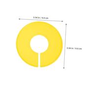 MAGICLULU 20PCS Round Plastic Clothes Dividers for Wardrobe Slip Circular Separators for Hanging Clothes Organization Easy Install Closet Rack Dividers for Home and Retail Use