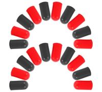 MAGICLULU 20pcs Silicone Drumstick Tips Protector for Electronic Drum Pads and Drums for Silent Practice in Shared Spaces and Apartments