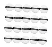 MAGICLULU 20pcs Small Face Makeup Soft Comfortable Loose Powder Cosmetic Puff for Women Beginners Portable Compact for Even Application Random Color