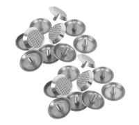 MAGICLULU 20pcs Stainless Steel Blind Road Studs with Antislip Pineapple Texture Tactile Nails for Sidewalk Guidance Embedded Non Slip for Visually Impaired Public Spaces