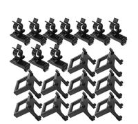 MAGICLULU 20pcs Tool Hanger Racks Pegboard Holders 5x1.2x0.5inch Abs Heavy Duty Anti-Slip Plastic Fasteners for Garage Tools and Car Interior Workshop
