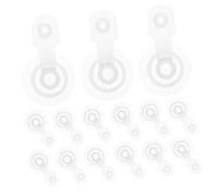 MAGICLULU 20pcs Universal Swimming Float Inflator Nozzles PVC Air Valve Replacement Parts for Swimming Rings Inflatable Toy Accessories Suitable for Pool and Outdoor Water Games