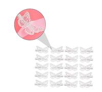 MAGICLULU 20pcs Vintage Hollow Butterfly Hair Clips Lightweight Bobby Pins for Elegant Silver Tone Barrettes for Party Beach Everyday Hair Accessories