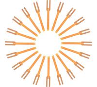 MAGICLULU 20pcs Yellow Soft LED Filament Light Bulb Accessories with Warm Candlelike Glow and Safe Low Voltage Operation, Flexible Fpc Material for Fixture Applications and Film Lighting