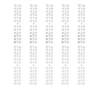 MAGICLULU 240 Pcs Nail Polish Display Boards and Natural Bottle Cap Color Cards, 2 Sets 120 Pieces Each, Manicure Practice Nail Art Supply for Salon and Home Use