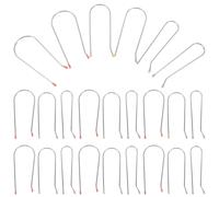 MAGICLULU 24pcs Hot Roller Clips Hair Curler Securing Pins Set with 1.9cm 2.54cm 3.2cm Sizes for Heated Hair Rollers Styling Tools Suitable for Curl Hold