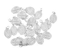 MAGICLULU 24pcs Metal Bible-shaped DIY Charms Pendants with Circles for Jewelry Making Lightweight Crafting Accessories for Bracelets Necklaces Bags and Decorative