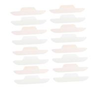 MAGICLULU 24pcs Shirt Collar Sweat Pad Hat Protector Liner Curve Shape Waterproof Sweat Absorption Non-woven Fabric Paper Pe for Public Speaking and Jobs Interview