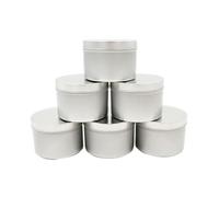 MAGICLULU 24pcs Silver Tinplate Candy Storage Boxes with Airtight Lids, Multi-purpose round Tea Leaf Organizer and Biscuit Container, Seam Tightly Sealed for Collections and Engagement