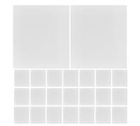 MAGICLULU 24pcs Tracing Board for 3D Pen - Heat Resistant Silicone Mat, Safe Drawing Pad for Creative Art Projects and Classroom Practice