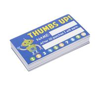 MAGICLULU 250pcs Classroom Punch Cards for Student Behavior Rewards, Paper Incentive Cards Cartoon Design, Teaching Tools for School Motivation and Classroom Engagement