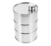 MAGICLULU 25oz Stainless Steel Oil Drum Metal Flask Wine Flask Drink Container Camping Travel Gear