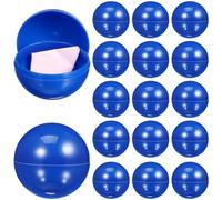 MAGICLULU 25Pcs Blue Lottery Raffle Balls, Hollow Plastic Ball Set for Game Machine, Party Decoration Bingo Accessories, 40mm Diameter Bright Colored Tombola Drawing Spheres