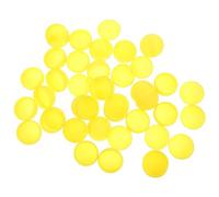 MAGICLULU 25Pcs Raffle Balls Hollow Balls Small Fillable Ornament with No Number for Party Favors 4CM Yellow