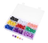 MAGICLULU 270Pcs Plastic Clothes Hanger Size Markers Round Coding Labels with 9 Colors for Garment Size Identification, Hanger Tags Clips Set with Storage Box for Clothing Organization