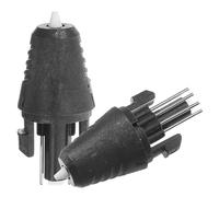 MAGICLULU 2pcs 3d Printing Pen Heads Plastic Accessories with Detailed Printing Effects Integrated Inserted Design Compatible with 5v 12v for Artists