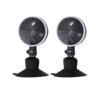 MAGICLULU 2pcs Adjustable Aquarium Bubbler with Suction Cup for Fish Tank Oxygen Supply, Space-saving Black Plastic Air Bubble Diffuser Suitable for Fish Fry and Small Aquatic Pets