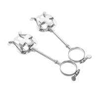 MAGICLULU 2pcs Adjustable Clarinet Music Clip Holder Lyre Sheet Music Rack Made of Sturdy Iron for Convenient Reading and Versatile Use during Performance and Practice in Silver